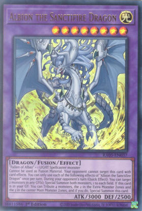 Albion the Sanctifire Dragon - RA05-EN037-UR - (V.2 - Ultra Rare) 1st Edition