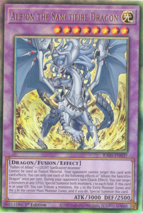 Albion the Sanctifire Dragon - RA05-EN037-UTR - (V.6 - Ultimate Rare) 1st Edition