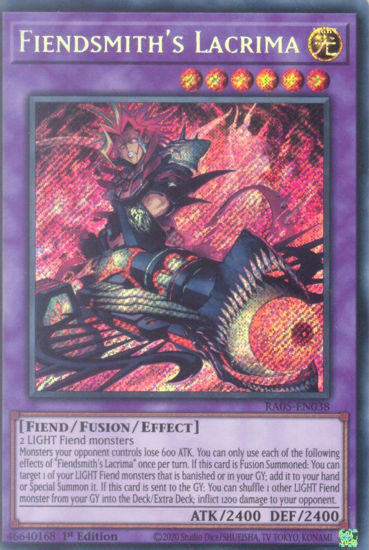 Fiendsmith's Lacrima - RA05-EN038-SCR - (V.3 - Secret Rare) 1st Edition