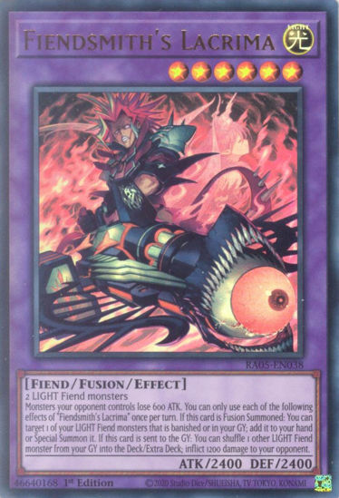 Fiendsmith's Lacrima - RA05-EN038-UR - (V.2 - Ultra Rare) 1st Edition
