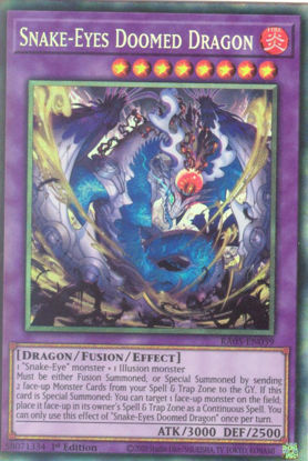 Snake-Eyes Doomed Dragon - RA05-EN039-CR - (V.5 - Collector's Rare) 1st Edition