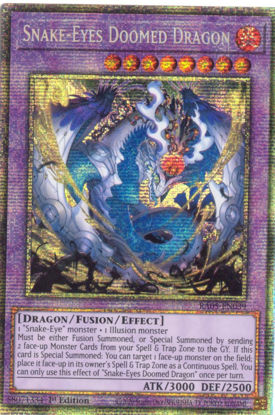 Snake-Eyes Doomed Dragon - RA05-EN039-STR - (V.7 - Starlight Rare) 1st Edition