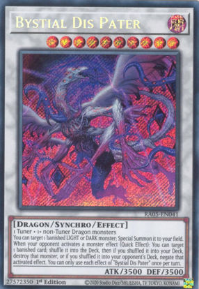 Bystial Dis Pater - RA05-EN041-SCR - (V.3 - Secret Rare) 1st Edition