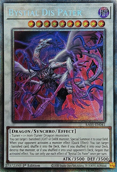 Bystial Dis Pater - RA05-EN041-STR - (V.7 - Starlight Rare) 1st Edition