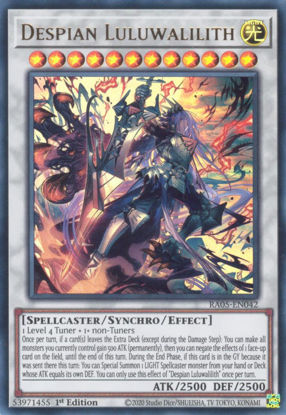Despian Luluwalilith - RA05-EN042-UR - (V.2 - Ultra Rare) 1st Edition