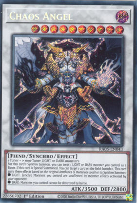 Chaos Angel - RA05-EN043-SCR - (V.3 - Secret Rare) 1st Edition