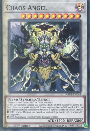 Chaos Angel - RA05-EN043-SR - (V.1 - Super Rare) 1st Edition