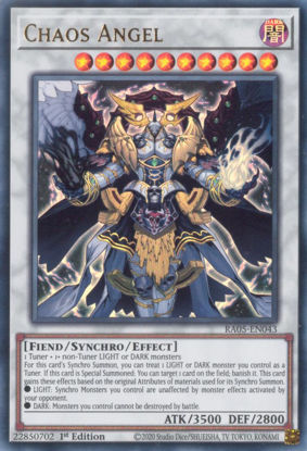 Chaos Angel - RA05-EN043-UR - (V.2 - Ultra Rare) 1st Edition