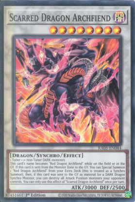 Scarred Dragon Archfiend - RA05-EN044-SR - (V.1 - Super Rare) 1st Edition
