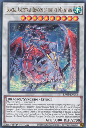 Lancea, Ancestral Dragon of the Ice Mountain - RA05-EN045-UR - (V.2 - Ultra Rare) 1st Edition