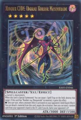 Number C104: Umbral Horror Masquerade - RA05-EN046-UR - (V.2 - Ultra Rare) 1st Edition