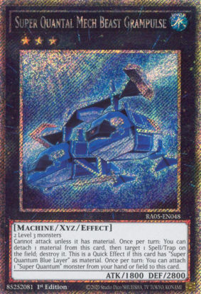 Super Quantal Mech Beast Grampulse - RA05-EN048-PSR - (V.4 - Platinum Secret Rare) 1st Edition