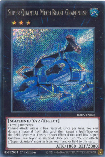 Super Quantal Mech Beast Grampulse - RA05-EN048-SCR - (V.3 - Secret Rare) 1st Edition