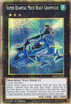 Super Quantal Mech Beast Grampulse - RA05-EN048-STR - (V.7 - Starlight Rare) 1st Edition
