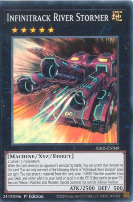 Infinitrack River Stormer - RA05-EN049-SR - (V.1 - Super Rare) 1st Edition