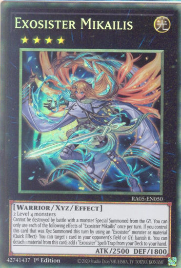 Exosister Mikailis - RA05-EN050-CR - (V.5 - Collector's Rare) 1st Edition