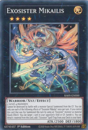 Exosister Mikailis - RA05-EN050-SR - (V.1 - Super Rare) 1st Edition
