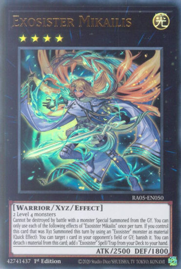 Exosister Mikailis - RA05-EN050-UR - (V.2 - Ultra Rare) 1st Edition