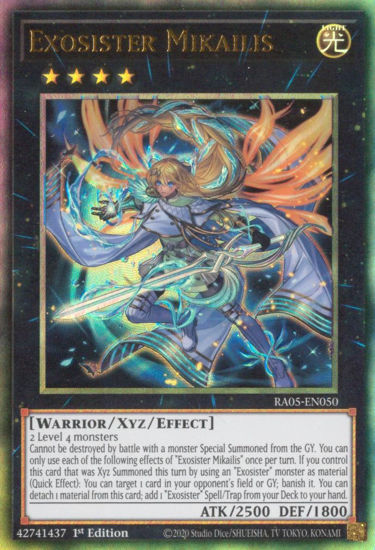 Exosister Mikailis - RA05-EN050-UTR - (V.6 - Ultimate Rare) 1st Edition