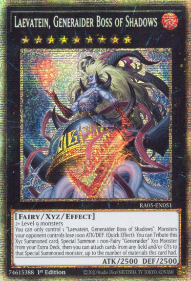 Laevatein, Generaider Boss of Shadows - RA05-EN051-STR - (V.7 - Starlight Rare) 1st Edition