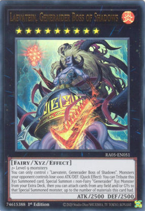 Laevatein, Generaider Boss of Shadows - RA05-EN051-UR - (V.2 - Ultra Rare) 1st Edition