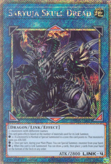 Saryuja Skull Dread - RA05-EN053-PSR - (V.4 - Platinum Secret Rare) 1st Edition