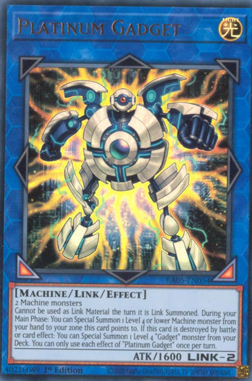 Platinum Gadget - RA05-EN054-UR - (V.2 - Ultra Rare) 1st Edition