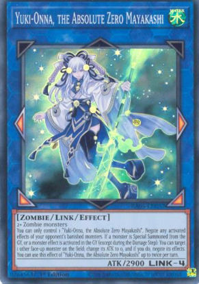 Yuki-Onna, the Absolute Zero Mayakashi - RA05-EN057-SR - (V.1 - Super Rare) 1st Edition