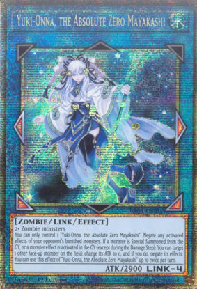 Yuki-Onna, the Absolute Zero Mayakashi - RA05-EN057-STR - (V.7 - Starlight Rare) 1st Edition