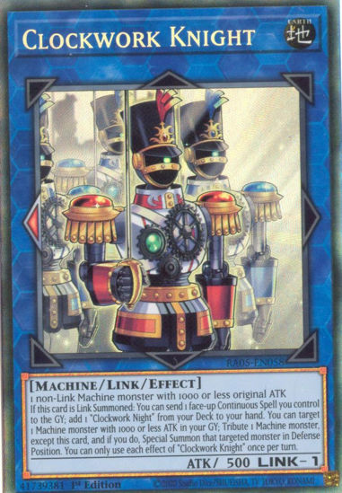 Clockwork Knight - RA05-EN058-CR - (V.5 - Collector's Rare) 1st Edition