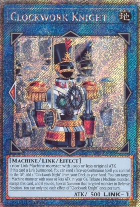 Clockwork Knight - RA05-EN058-PSR - (V.4 - Platinum Secret Rare) 1st Edition