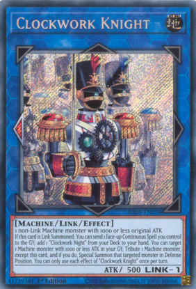 Clockwork Knight - RA05-EN058-SCR - (V.3 - Secret Rare) 1st Edition