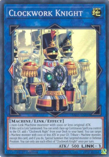 Clockwork Knight - RA05-EN058-SR - (V.1 - Super Rare) 1st Edition