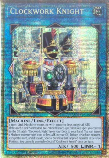 Clockwork Knight - RA05-EN058-STR - (V.7 - Starlight Rare) 1st Edition