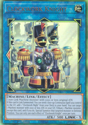 Clockwork Knight - RA05-EN058-UTR - (V.6 - Ultimate Rare) 1st Edition