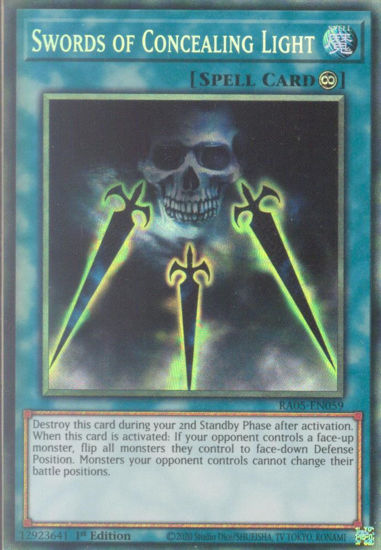 Swords of Concealing Light - RA05-EN059-CR - (V.5 - Collector's Rare) 1st Edition
