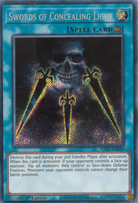 Swords of Concealing Light - RA05-EN059-SCR - (V.3 - Secret Rare) 1st Edition