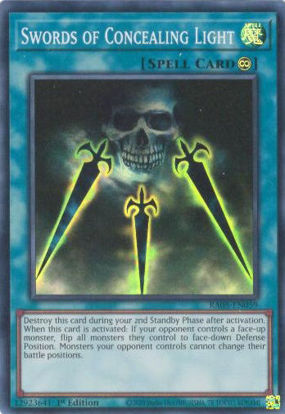 Swords of Concealing Light - RA05-EN059-SR - (V.1 - Super Rare) 1st Edition