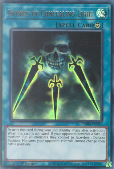 Swords of Concealing Light - RA05-EN059-UR - (V.2 - Ultra Rare) 1st Edition