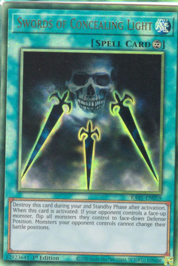 Swords of Concealing Light - RA05-EN059-UTR - (V.6 - Ultimate Rare) 1st Edition