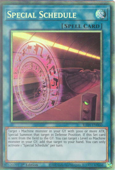 Special Schedule - RA05-EN060-CR - (V.5 - Collector's Rare) 1st Edition