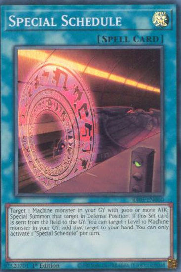 Special Schedule - RA05-EN060-SR - (V.1 - Super Rare) 1st Edition