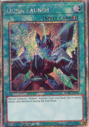 Quick Launch - RA05-EN062-PSR - (V.4 - Platinum Secret Rare) 1st Edition