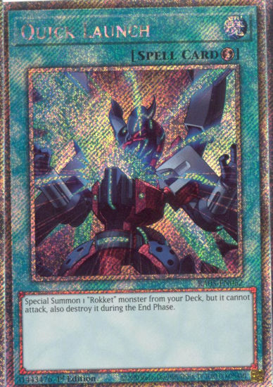 Quick Launch - RA05-EN062-PSR - (V.4 - Platinum Secret Rare) 1st Edition