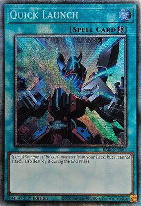 Quick Launch - RA05-EN062-STR - (V.7 - Starlight Rare) 1st Edition
