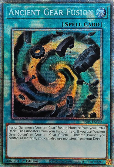 Ancient Gear Fusion - RA05-EN063-STR - (V.7 - Starlight Rare) 1st Edition