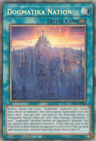 Dogmatika Nation - RA05-EN066-CR - (V.5 - Collector's Rare) 1st Edition