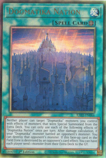 Dogmatika Nation - RA05-EN066-UTR - (V.6 - Ultimate Rare) 1st Edition