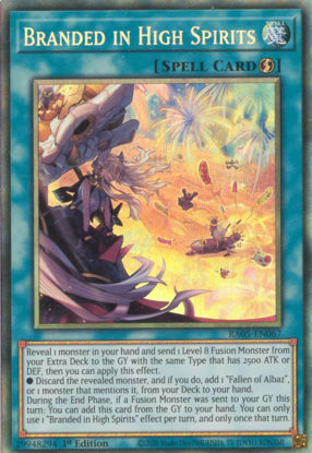 Branded in High Spirits - RA05-EN067-CR - (V.5 - Collector's Rare) 1st Edition