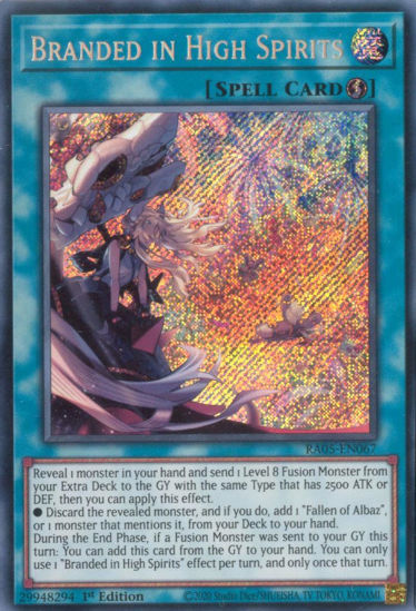 Branded in High Spirits - RA05-EN067-SCR - (V.3 - Secret Rare) 1st Edition